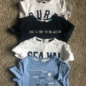 4 H&M T-Shirts size 6-8